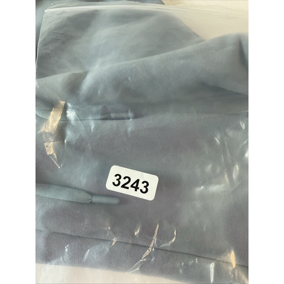 Women's POPFLEX Cloud Sweatpants size M Thick Terry Gym Jogger Soft blue gray - Picture 9 of 9